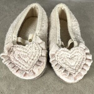 Haflinger x Garnet Hill Made with Love Boiled Wool Slippers Super Cute & Warm! 5